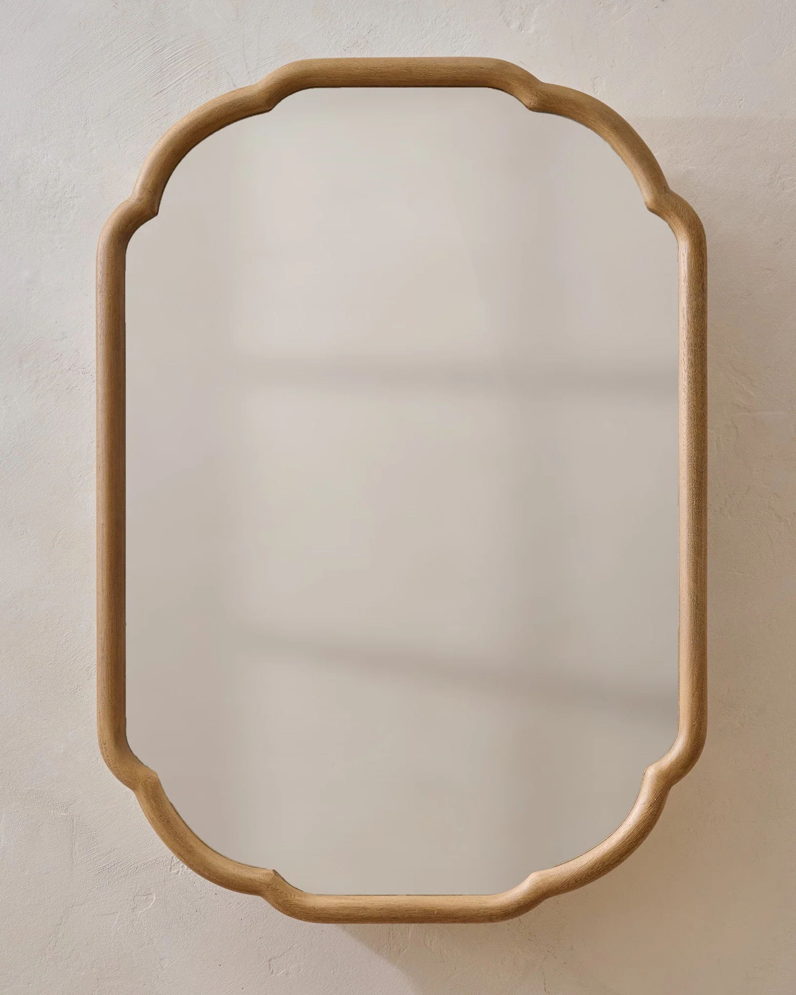 Greer Wood Scalloped Medicine Cabinet - Image 3