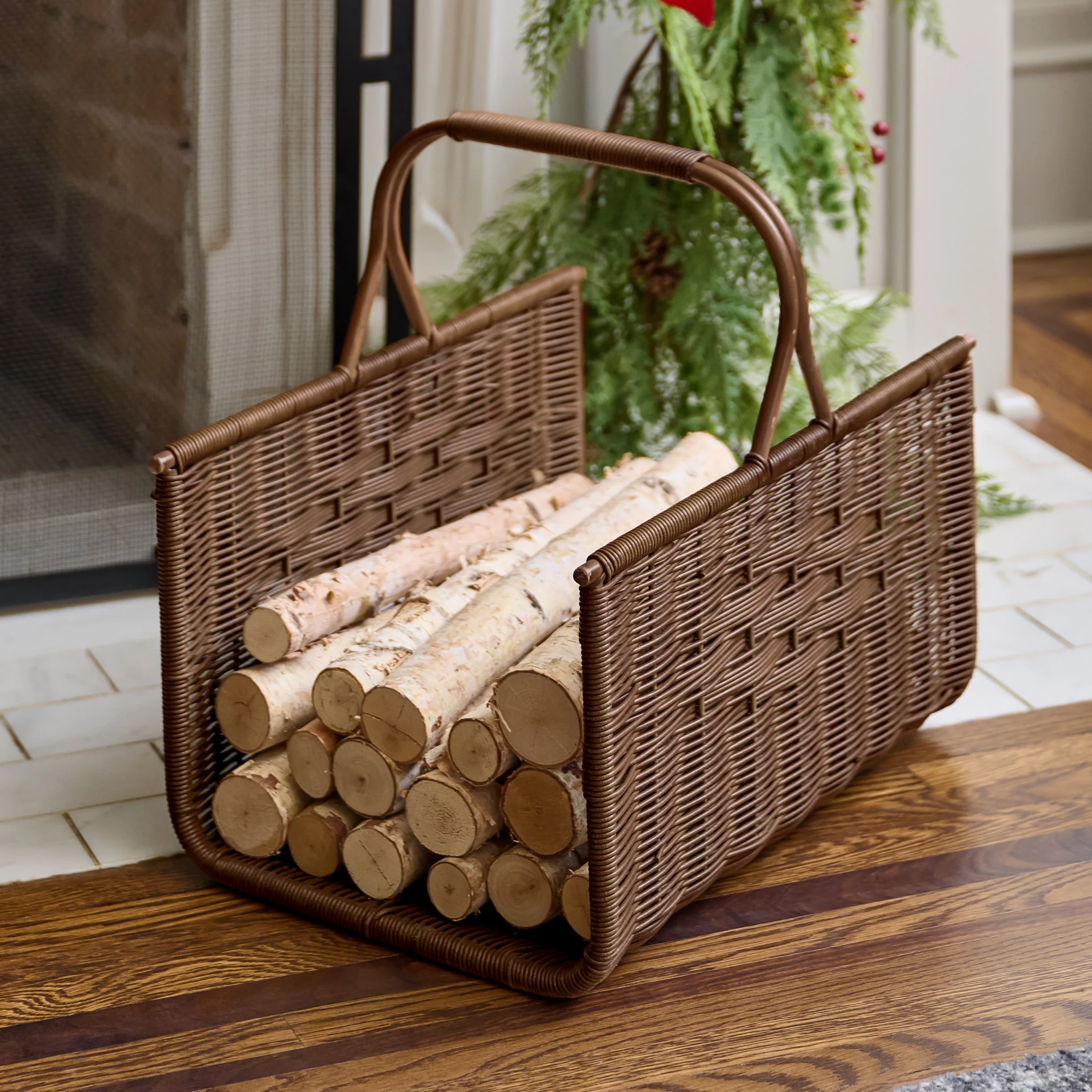 Woven Log Holder